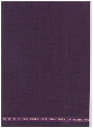 Raymond Super 70's poly wool suiting fabric in wine color, 2.25 meters, suitable for blazer making.