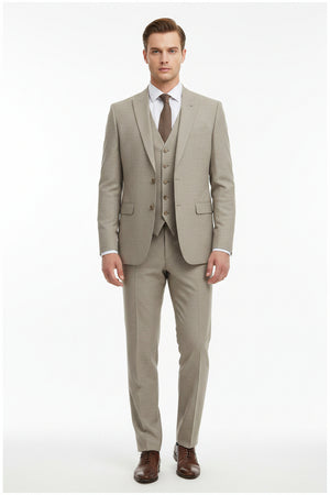 Raymond Luxurious Ivory Polywool Trousers Fabric, unstitched material with a smooth woven texture for elegant tailoring.