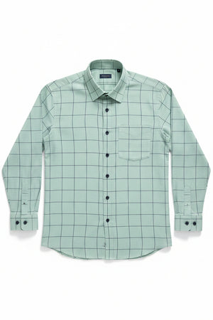 Fabric with grid pattern and 'Bamboo Rich by Gini' label at the top.
