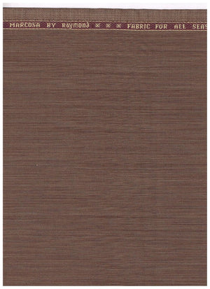 Brown Raymond Polywool Suiting fabric