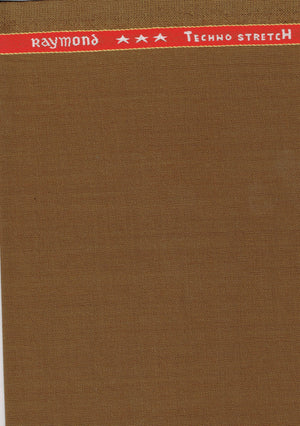 Raymond Luxurious Unstitched Polywool Trousers & Suiting Fabric ( Bronze )