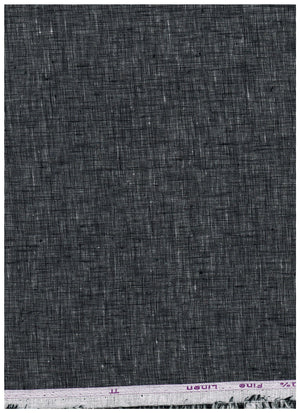 Grey Arvind 70-Lea linen plain shirting fabric, unstitched textile material suitable for custom shirts and garments.