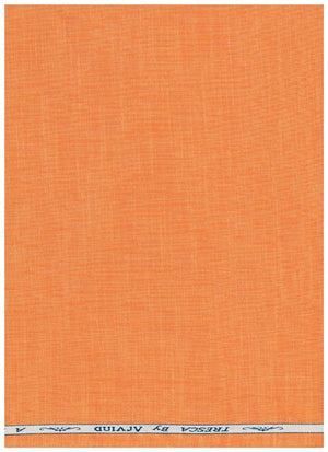Orange Arvind Tresca Giza Cotton shirting fabric with a smooth, high-quality texture ideal for stylish men's shirts.