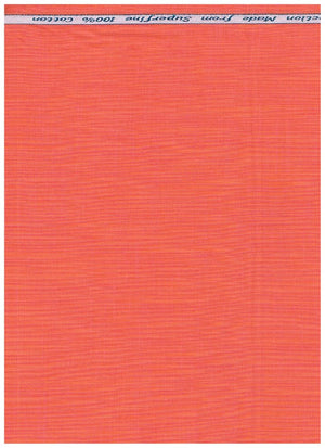 Arvind Orange Cotton Shirting Fabric