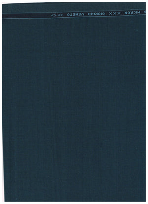 Indigo Dye Blue Giorgio Veneto 150's Italian Polywool suiting Fabric