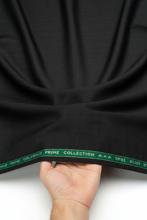 Raymond Luxurious unstitched Polywool trousers and suiting fabric in green spinach, ideal for custom suits and formal wear.