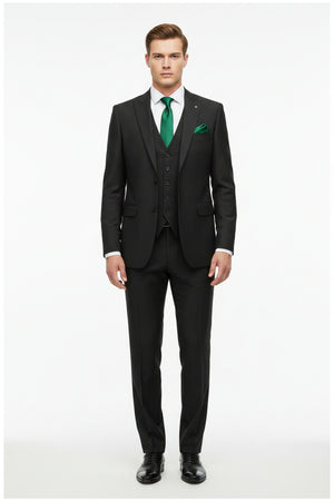 Raymond Luxurious Polywool Trousers and Suiting Fabric in Green Spinach, unstitched fabric with a textured weave, ideal for tailored suits.