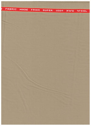 Raymond Beige Polywool Suiting Fabric 1118050