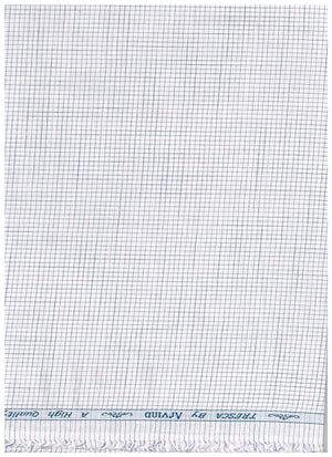 A sheet of graph paper with a blue grid pattern on a white background, featuring a printed header at the top that reads 'TRESCA By ARVID A High Quality'.