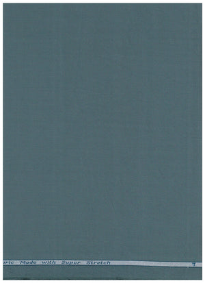 Seagreen Arvind Tresca cotton plain shirting fabric roll, showcasing smooth, lightweight textile suitable for shirts and apparel.