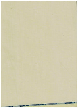 Arvind Tresca Giza Cotton shirting fabric in Pista Tinge with subtle green color and textured fabric pattern.