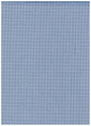Steel blue Mafatlal cotton checks shirting fabric, unstitched material with a classic checked pattern for shirts or garments.