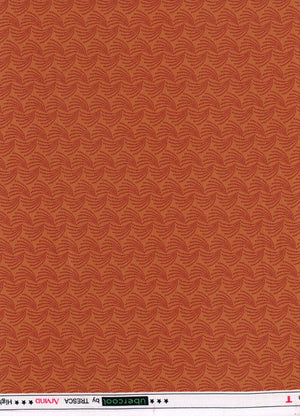 Orange Arvind Tresca shirt fabric with digital print and premium cotton, showcasing a close-up of the vibrant, detailed design.
