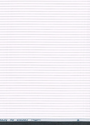 Black and white striped cotton shirt fabric from ARVIND Tresca, featuring a premium cotton texture and detailed pattern.