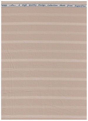 Arvind Khaki Tresca Cotton Striped Shirting Fabric