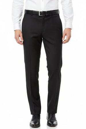 Georgia Gullini of Italy Polywool Super 110’s trousers fabric in coffee, premium wool blend for tailored suits and formal wear.