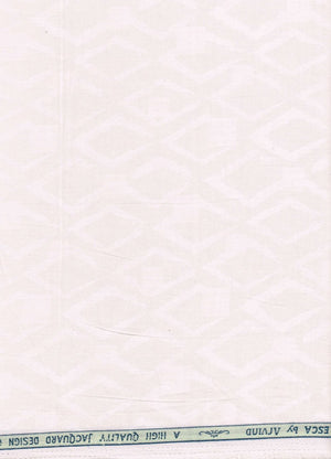 Pink Arvind Tresca shirt fabric with jacquard design, featuring intricate woven patterns and texture suitable for stylish shirting.