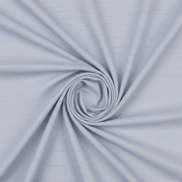 Grey Monti Giza cotton shirt fabric with classic stripe pattern, showcasing soft, breathable textile ideal for stylish shirts.