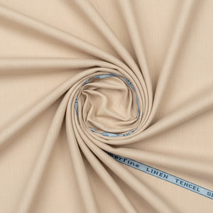 arvind linen tensil fabric buscuit color twirl