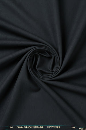Grey Mafatlal poly wool trouser and suiting fabric, unstitched textile ideal for tailoring and suit creation.