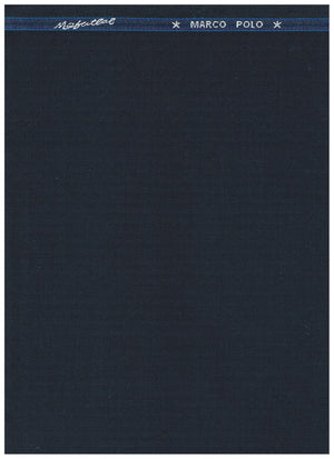 Mafatlal Dark Slate Blue Polywool Suiting Fabric