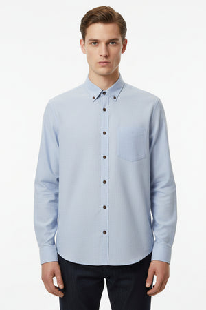 Arvind Tresca Cotton Blue Readymade shirt