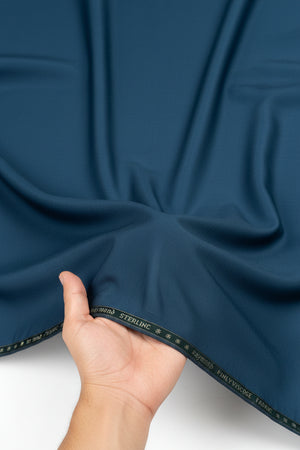Navy blue fabric with 'Raymond Sterling' branding at the top.
