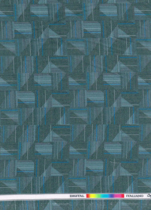 Sea green digital print cotton shirting fabric by PEE GEE, showcasing a luxurious unstitched fabric with intricate pattern details.