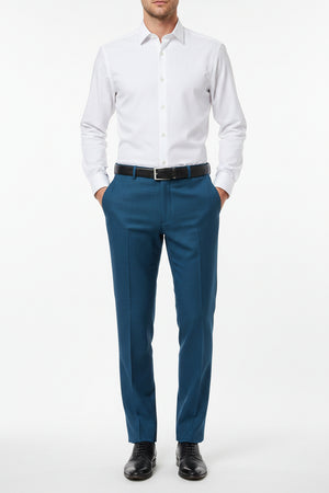 readymade trouser raymond royal blue fabric with 'Elegantsy by Raymond'