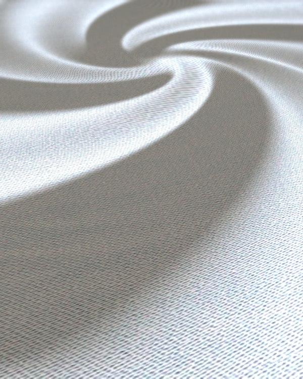 Arvind Tresca Cotton Shirt Fabric Egyptian Giza Powder Blue - weave close-up with draped swirl