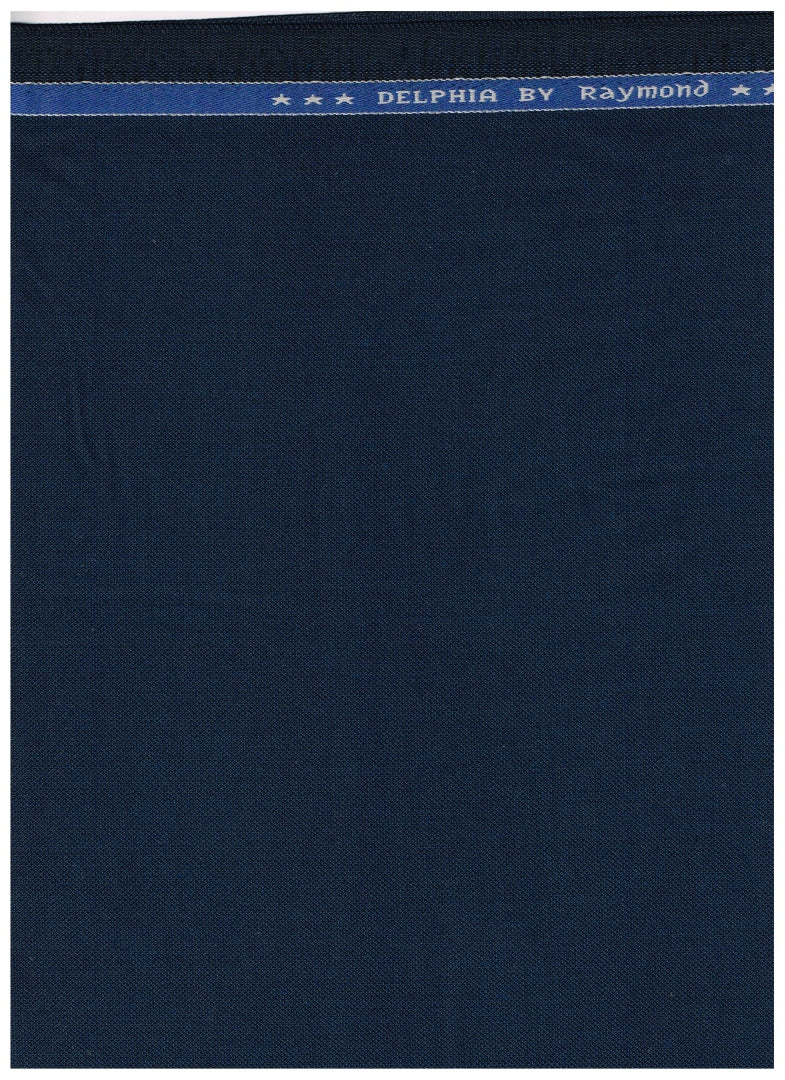 Elevate Your Style With Raymond Unstitched Polyviscose Trousers & Suiting Fabric ( Navy Blue )