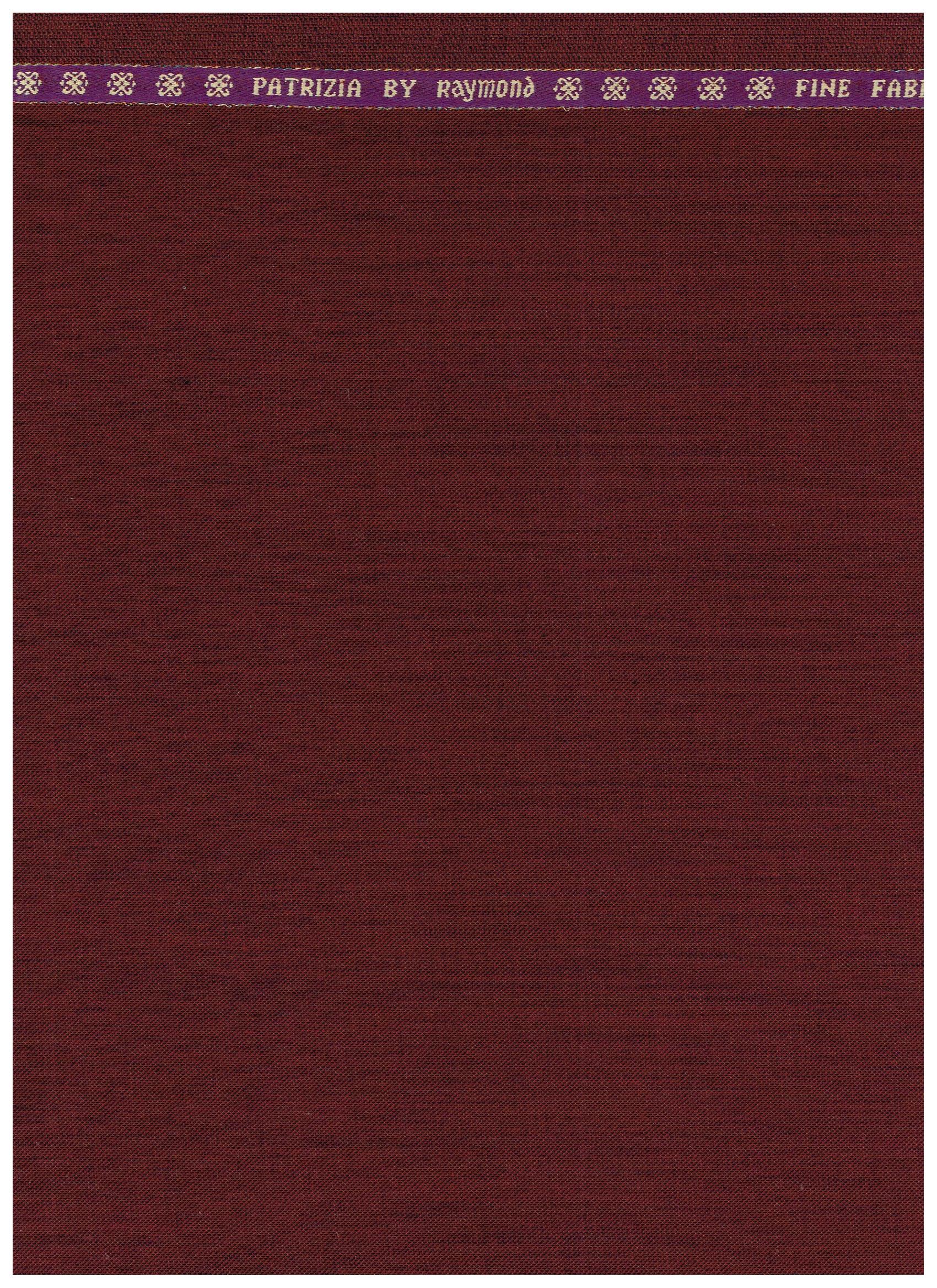 Raymond Luxurious Unstitched Polywool Trousers & Suiting Fabric ( Red )