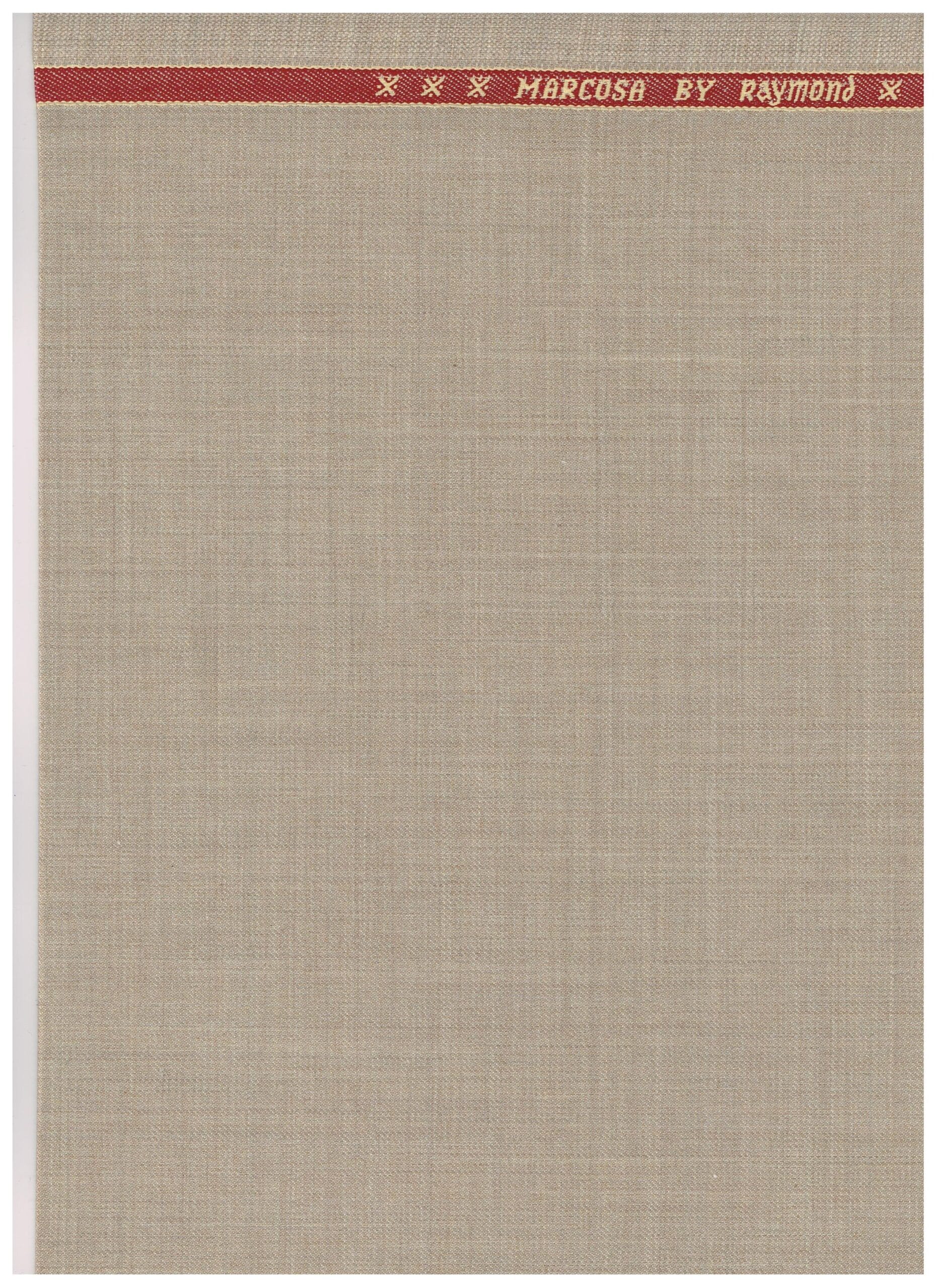 Raymond Beige Polywool Suiting Fabric