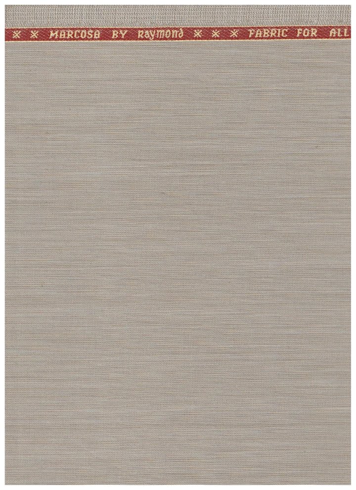 Ivory Raymond Luxurious Unstitched Polywool Trousers Fabric, ideal for custom tailoring and formal wear.