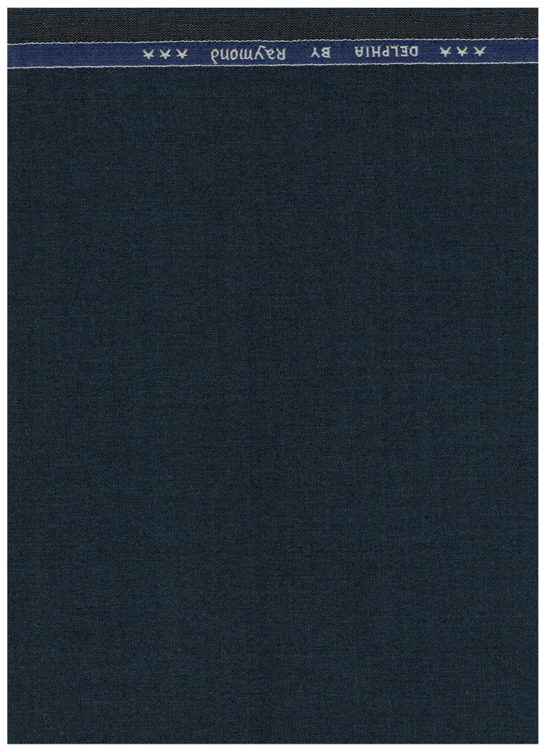 Elevate Your Style With Raymond Unstitched Polyviscose Trousers & Suiting Fabric ( Prussian Blue )