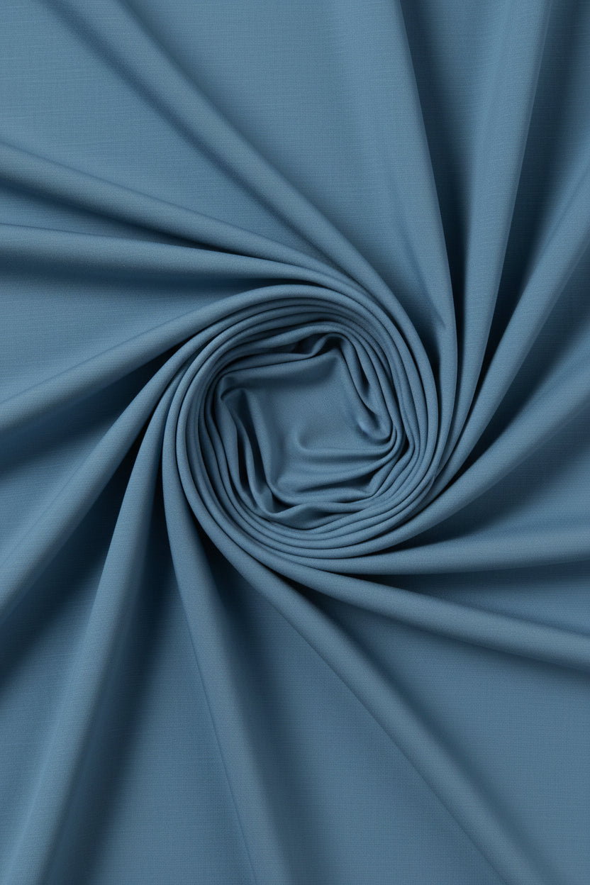 Solid blue color swatch with a textured surface