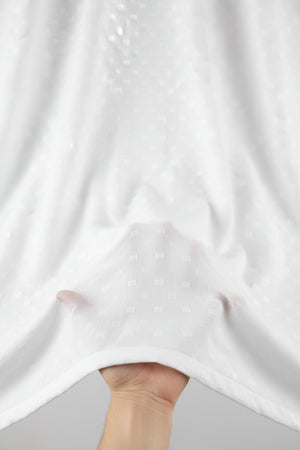 Solid white color swatch