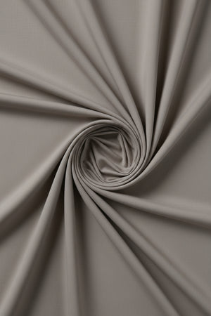 Tessuti Satin Unstitched Shirting Fabric in Granite Grey, smooth satin textile from Mensfabric for dress shirts or tailoring.