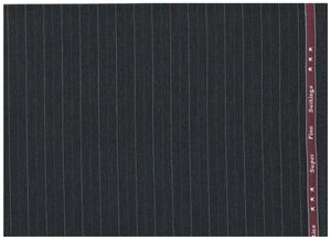Gray Arvind Poly Viscose Trouser and Suiting Fabric shown in close-up, highlighting smooth texture and fabric details.