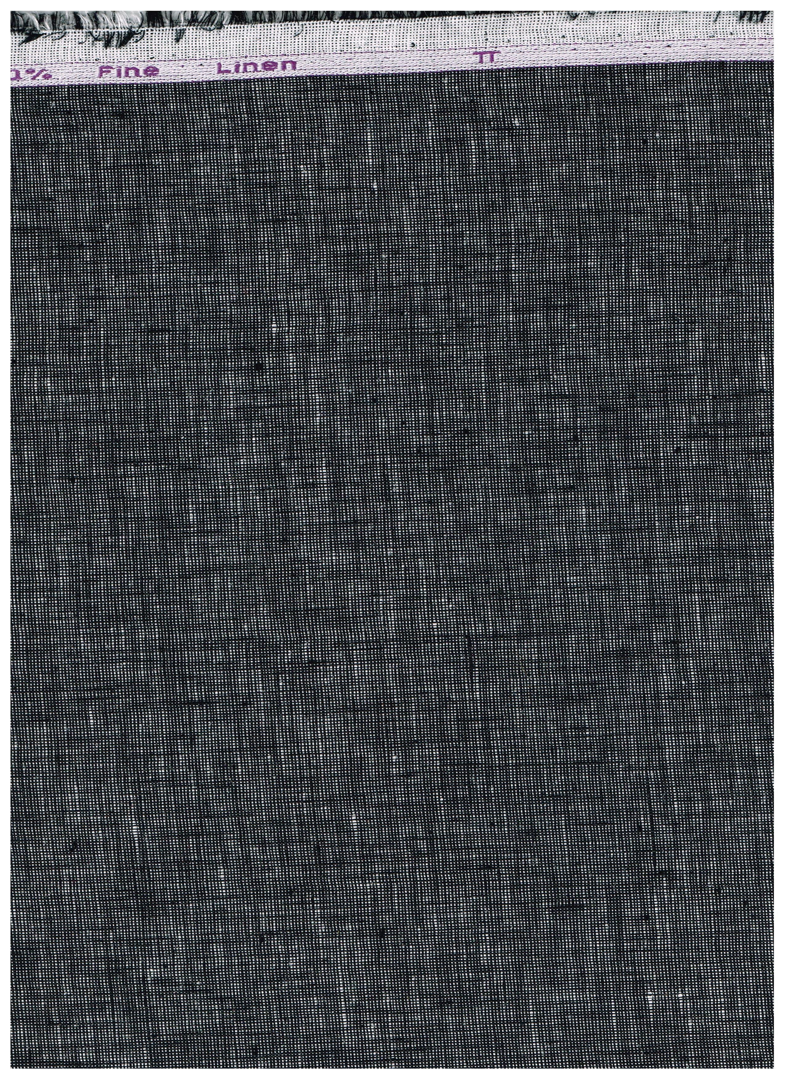 Arvind 70-Lea Linen Plain Unstitched Shirting Fabric ( Grey )