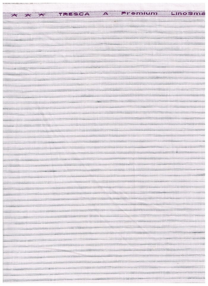 Arvind Tresca Linen Striped Unstitched Shirting Fabric ( Light Grey )