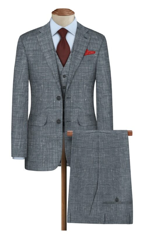 Arvind Unstitched Linen Trousers & Suiting Fabric ( Grey )