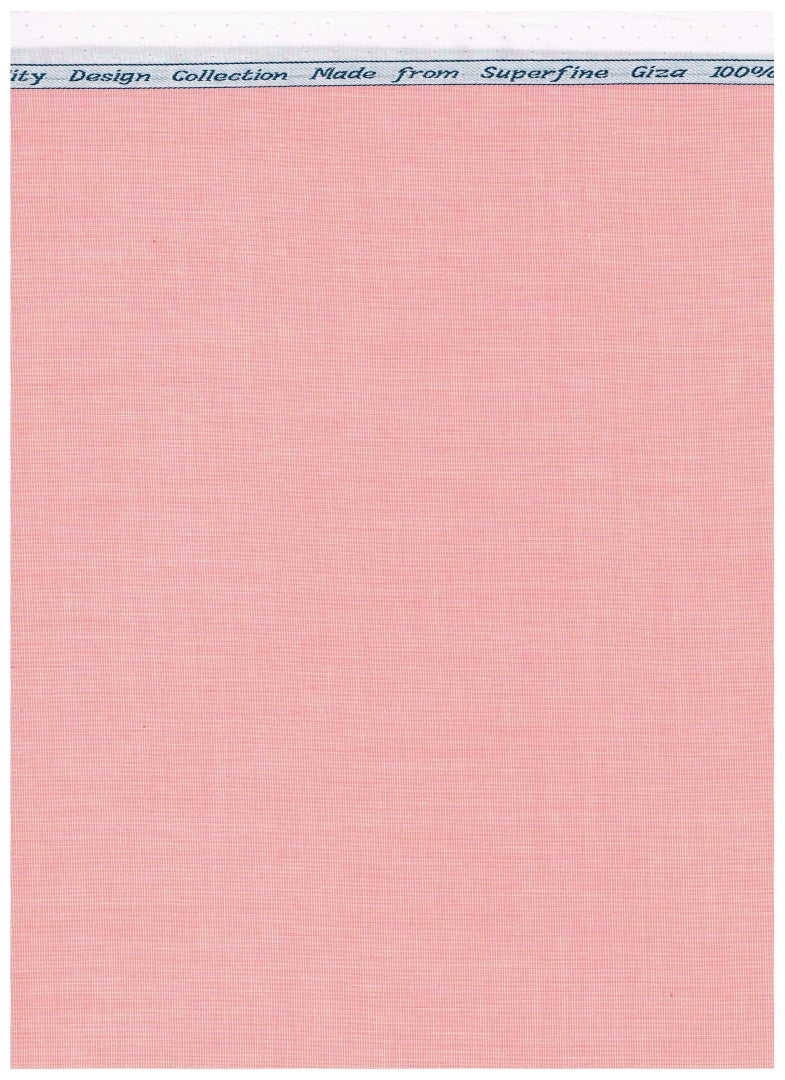 Experience The Luxury of Arvind Unstitched Giza Cotton Shirting Fabric ( Misty Rose )