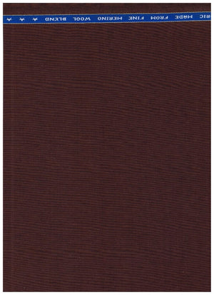 Brown Raymond Luxurious Unstitched Polywool fabric for trousers and suiting, showcasing a high-quality textile with a smooth weave.