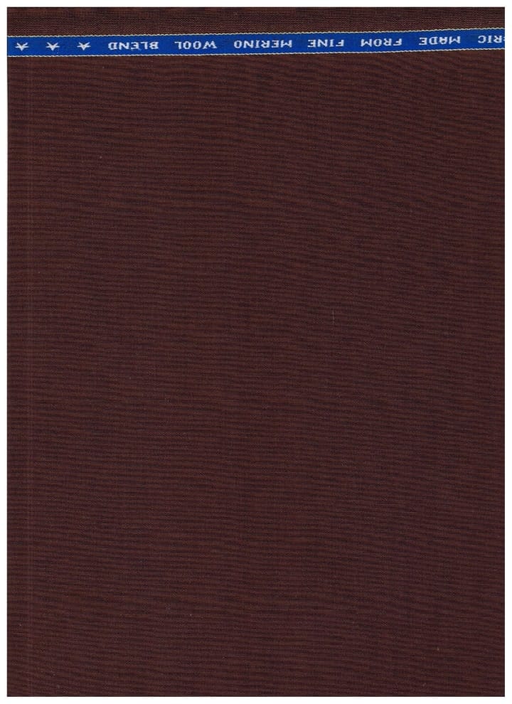 Raymond Luxurious Unstitched Polywool Trousers & Suiting Fabric ( Brown )