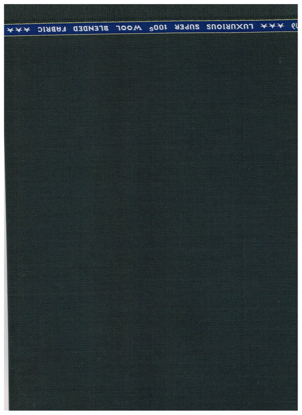 Raymond Green Spinach Polywool Suiting Fabric