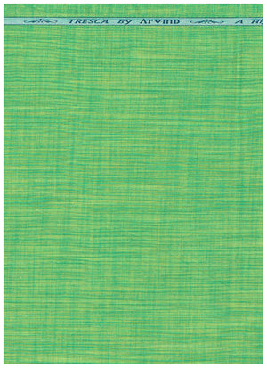 Arvind Green Tresca Cotton shirting Fabric