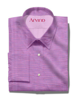 Arvind Purple Giza Cotton Shirting