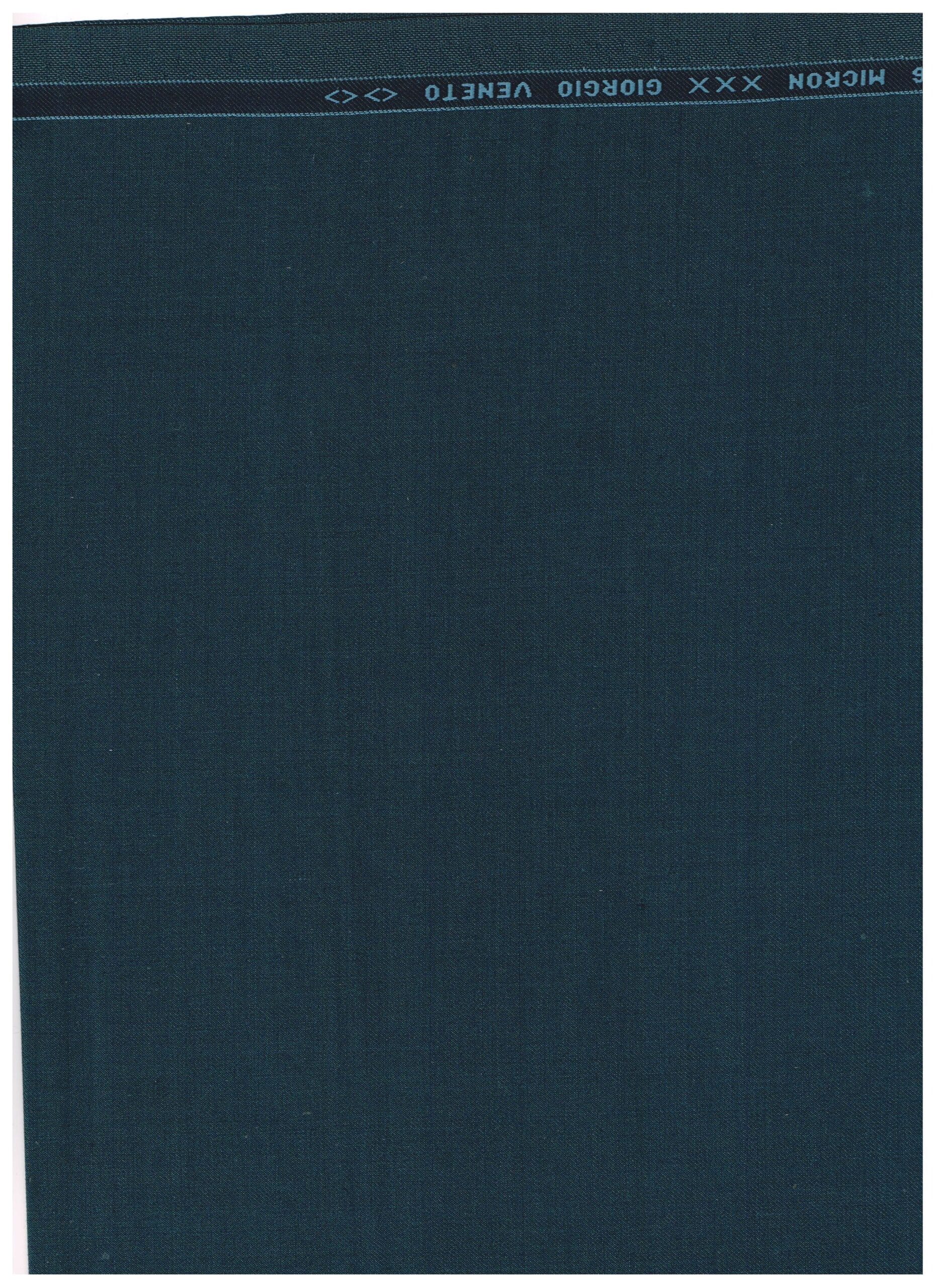 Indigo Dye Blue Giorgio Veneto 150's Italian Polywool suiting Fabric