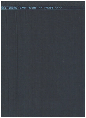Natural Indigo Dye Giorgio Veneto Iralian 150's Polywool Suiting Fabric